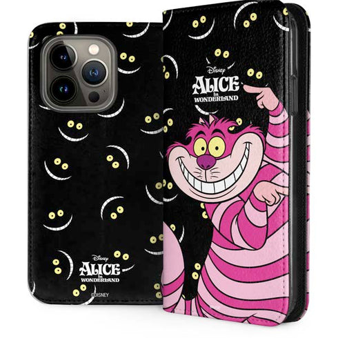 Disney Alice in Wonderland Cheshire Cat iPhone 15 Pro Folio Case